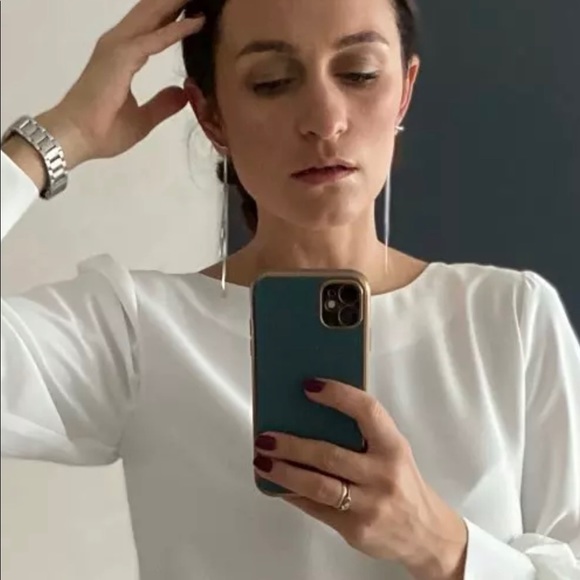 New Silver Bar Long Tassel Earrings - Picture 6 of 7